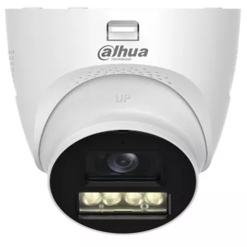 Dahua Technology Lite HAC-HDW1500TQ-IL-T Kupola IP Drošības Kamera, 5MP, 2.8mm, Iekštelpām un Ārtelpām, Griestu/Sienas Stiprinājums, IP67, Smart IR, Balta