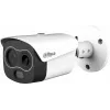 DAHUA TPC-BF1241-B3F4-DW-S8 Termālā tīkla bullet kamera, 256x192 termālā un 4MP redzamā, 3.5mm/4mm, IP67, PoE