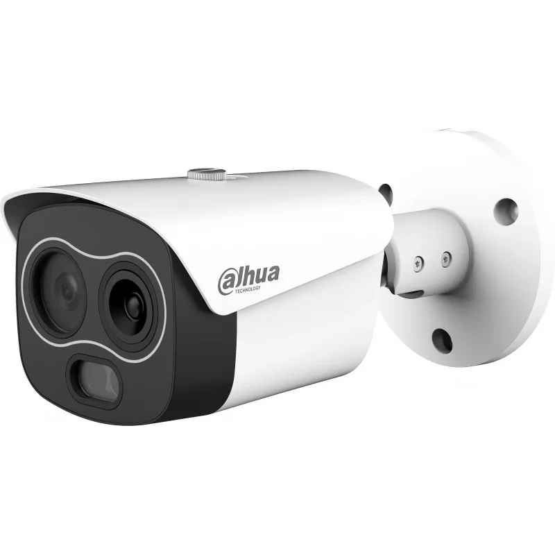 DAHUA TPC-BF1241-B3F4-DW-S8 Termālā tīkla bullet kamera, 256x192 termālā un 4MP redzamā, 3.5mm/4mm, IP67, PoE