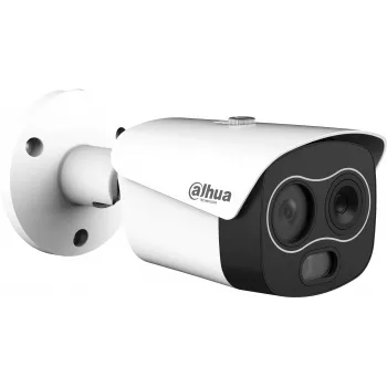 DAHUA TPC-BF1241-B3F4-DW-S8 Termālā tīkla bullet kamera, 256x192 termālā un 4MP redzamā, 3.5mm/4mm, IP67, PoE