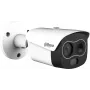 Dahua TPC-BF1241-TB3F4-DW-S8 IP kamera ar termālo un optisko sensoru, 4MP, 256x192 termālā izšķirtspēja, 3.5mm termālā lēca, 4mm optiskā lēca, IP67, PoE