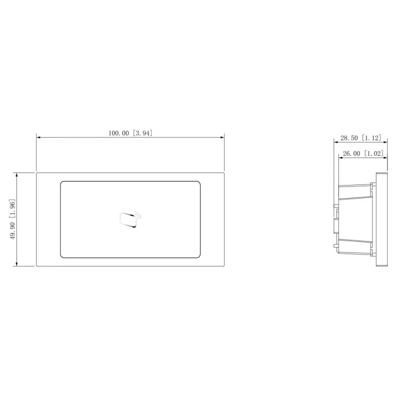 Dahua VTO4202FB-MR1 Modulārā durvju stacijas galvenais modulis