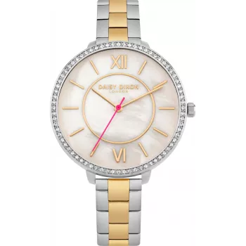 Daisy Dixon DD088SGM Sieviešu kvarca analogais pulkstenis 36mm Sudraba nerūsējošā tērauda sietiņš