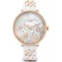 Daisy Dixon Sieviešu pulkstenis DD111WRG 38mm Roze zelta tonis Pelēka mākslīgā āda