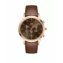 Daniel Wellington Classic 42mm vīriešu pulkstenis DW00100640 - rozā zelta korpuss, melns ciparnīca, melna ādas siksniņa