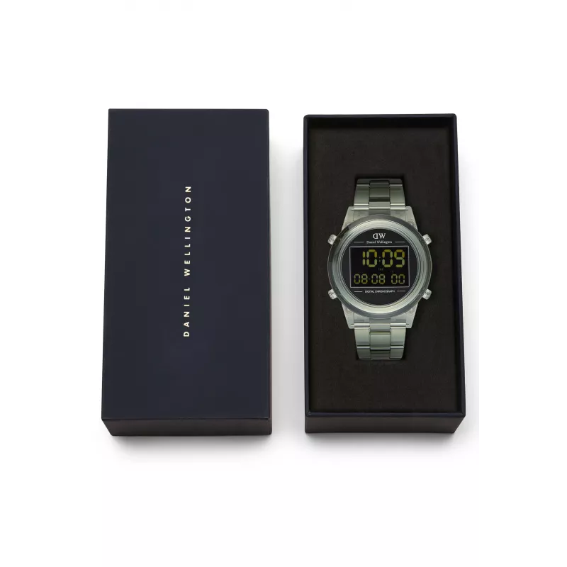 DANIEL WELLINGTON Classic 42mm Nerūsējošā tērauda pulkstenis ar melnu ādas siksniņu - rozā zelta korpuss, olu čaumalas baltums ciparnīca, Japānas kvarcs