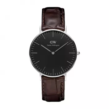 Daniel Wellington Classic Petite Melrose 36mm rozā zelta pulkstenis DW00100146