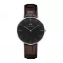 Daniel Wellington Classic Petite Melrose 36mm rozā zelta pulkstenis DW00100146
