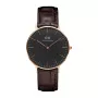 DANIEL WELLINGTON Classic Petite Sieviešu Pulkstenis 36mm Rožu Zelts Nerūsējošā Tērauda Siets DW00100140
