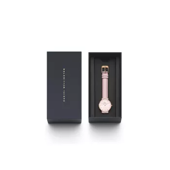 DANIEL WELLINGTON Petite Lumine sieviešu pulkstenis 28mm sudraba nerūsējošā tērauda siets DW00100633