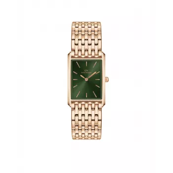 DANIEL WELLINGTON Petite Lumine Sieviešu Pulkstenis 32mm Rožu Zelts Nerūsējošais Tērauds Siets DW00100704