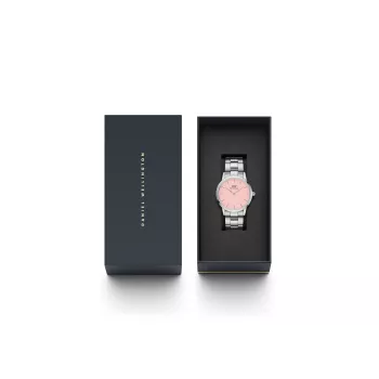 DANIEL WELLINGTON Petite Lumine Sieviešu Pulkstenis 36mm Sudraba Nerūsējošā Tērauda Siets DW00100536