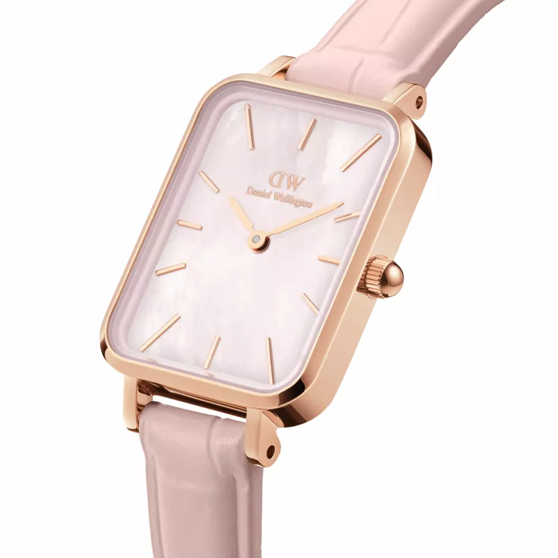 DANIEL WELLINGTON Petite Lumine Sieviešu Pulkstenis DW00100508 Roze Zelts 20mm