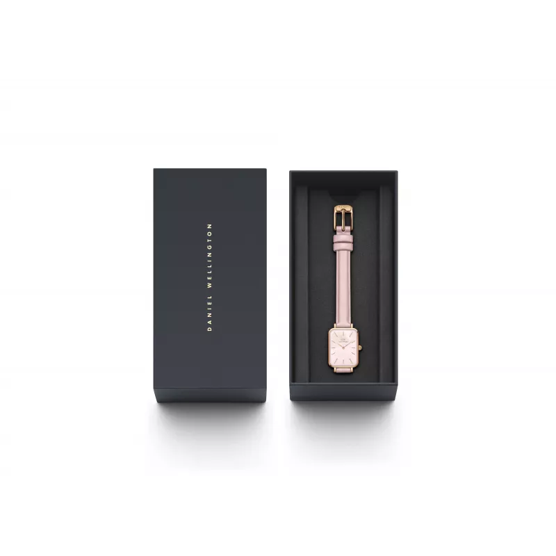 DANIEL WELLINGTON Petite Lumine Sieviešu Pulkstenis DW00100636 20mm Roze Zelts Siets Rokassprādze