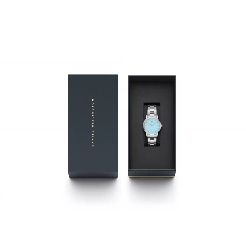 DANIEL WELLINGTON Petite Sieviešu Pulkstenis 28mm Zelts Siets DW00100540