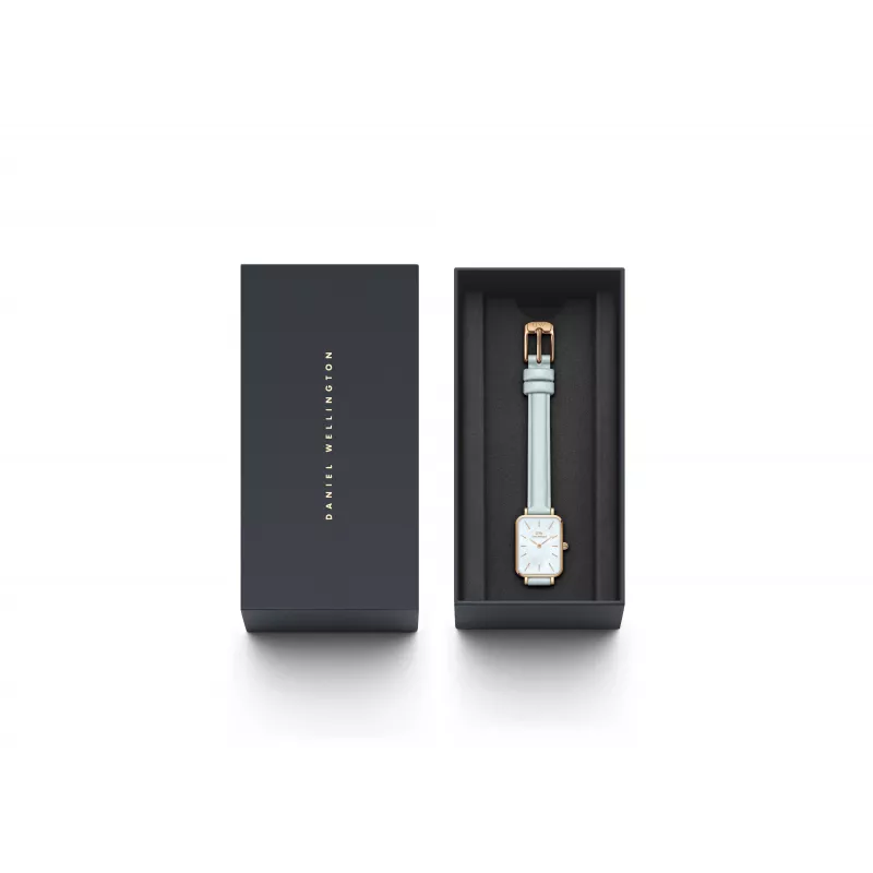 DANIEL WELLINGTON Quadro Mini Sieviešu Pulkstenis DW00100638 - Rožu Zelts, 20mm