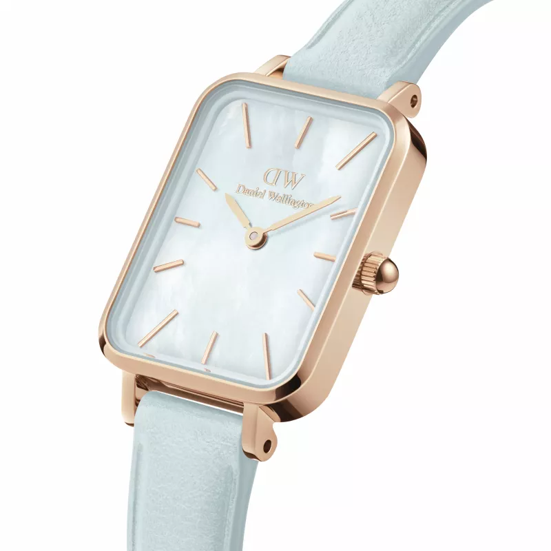 DANIEL WELLINGTON Quadro Mini Sieviešu Pulkstenis DW00100638 - Rožu Zelts, 20mm