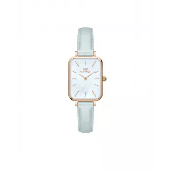DANIEL WELLINGTON Quadro Mini Sieviešu Pulkstenis DW00100638 - Rožu Zelts, 20mm