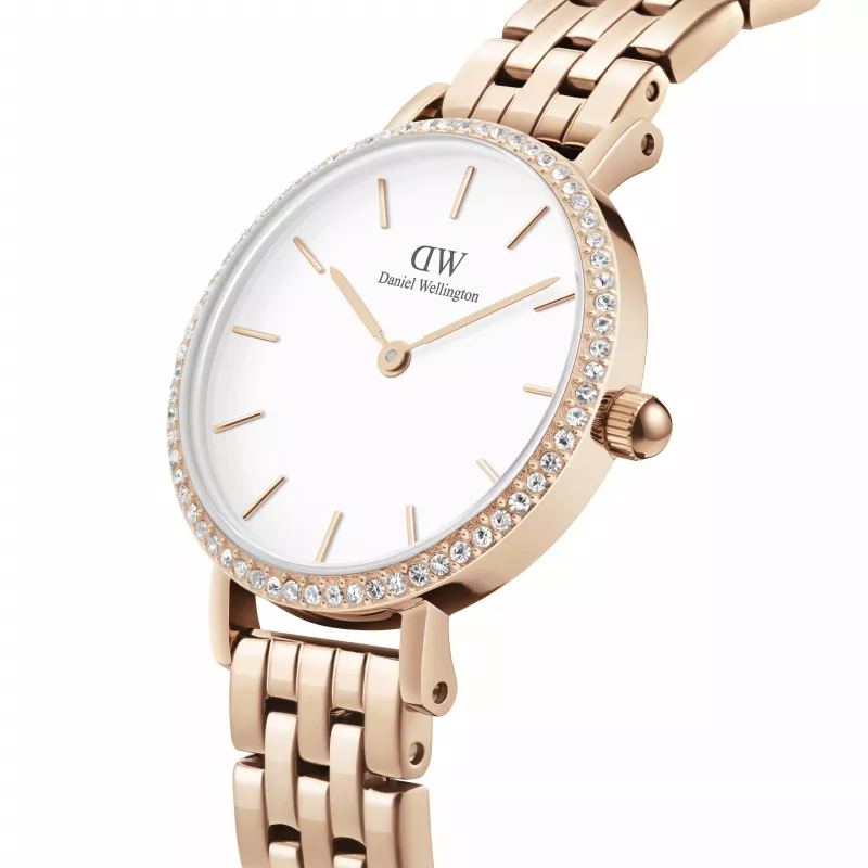 DANIEL WELLINGTON Quadro Mini Sieviešu Pulkstenis DW00100666 28mm Rožu Zelts