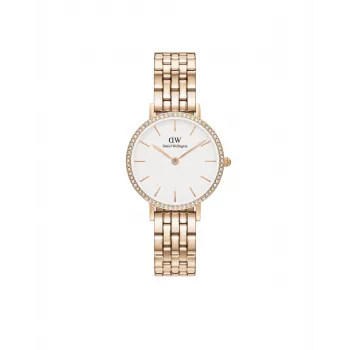 DANIEL WELLINGTON Quadro Mini Sieviešu Pulkstenis DW00100666 28mm Rožu Zelts