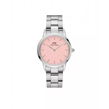 DANIEL WELLINGTON Sieviešu Petite Lumine pulkstenis 32mm rozā zelta siets DW00100535