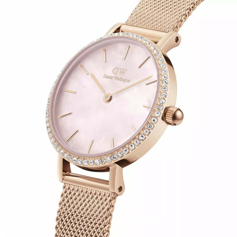 DANIEL WELLINGTON Sieviešu pulkstenis DW00100663 28mm Rožu zelts Nerūsējošā tērauda siets