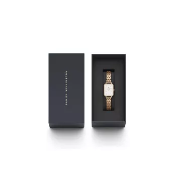 DANIEL WELLINGTON Sieviešu pulkstenis DW00100672 20mm Roze zelts Nerūsējošā tērauda siets