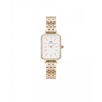 DANIEL WELLINGTON Sieviešu pulkstenis DW00100672 20mm Roze zelts Nerūsējošā tērauda siets