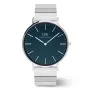 DANIEL WELLINGTON Sieviešu pulkstenis DW00100776 (40mm) - Classic Petite Ashfield - Rožu zelta nerūsējošā tērauda siets
