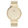 DANIEL WELLINGTON Sieviešu pulkstenis DW00100779 40mm Rožu zelts Melns NATO