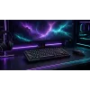 Dark Project ALU81A Terra Nova G3MS Moonstone Switch mehāniskā klaviatūra, US ANSI, melna