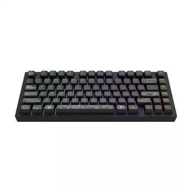 Dark Project ALU81A Terra Nova G3MS Moonstone Switch mehāniskā klaviatūra, US ANSI, melna