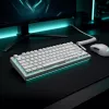 Dark Project ALU81A Terra Nova White mehāniskā klaviatūra, G3MS Moonstone slēdži, US ANSI