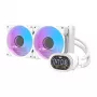Darkflash DH240D v2 CPU Cooler (White) - 240mm AIO Liquid Cooler with ARGB