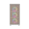 Darkflash DS900WD ATX Mid-Tower datora korpuss (balts) ar 4 ARGB ventilatoriem un rūdīta stikla sānu paneli