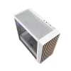 Darkflash DS900WD ATX Mid-Tower datora korpuss (balts) ar 4 ARGB ventilatoriem un rūdīta stikla sānu paneli