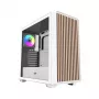 Darkflash DS900WD ATX Mid-Tower datora korpuss (balts) ar 4 ARGB ventilatoriem un rūdīta stikla sānu paneli