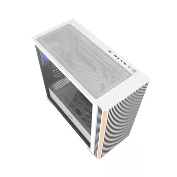 DARKFLASH DS900WS vidēja torņa balts korpuss ar 4 ARGB ventilatoriem