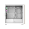 DARKFLASH DS900WS vidēja torņa balts korpuss ar 4 ARGB ventilatoriem