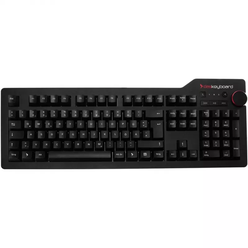 Das Keyboard 4 Professional mehāniskā tastatūra, vācu izkārtojums, Cherry MX Brown, melna