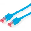 Dätwyler CAT 6 S/FTP tīkla kabelis, RJ-45 tēviņš uz RJ-45 tēviņu, 5 m, bez halogēniem, zils 21.05.0054