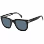 DAVID BECKHAM DB-7118-S-7C5 Vīriešu taisnstūra acetāta saulesbrilles Havana brūnas 52mm