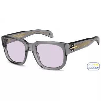 David Beckham DB-7146-S-KB7 Vīriešu saulesbrilles, Havana acetāta rāmis, brūna gradienta lēca, 53 mm