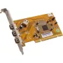 Dawicontrol DC-1394 PCI Express FireWire 400 adaptera karte ar 2 ārējiem + 1 iekšējo portu, VIA VT6306, Low-Profile kronšteins