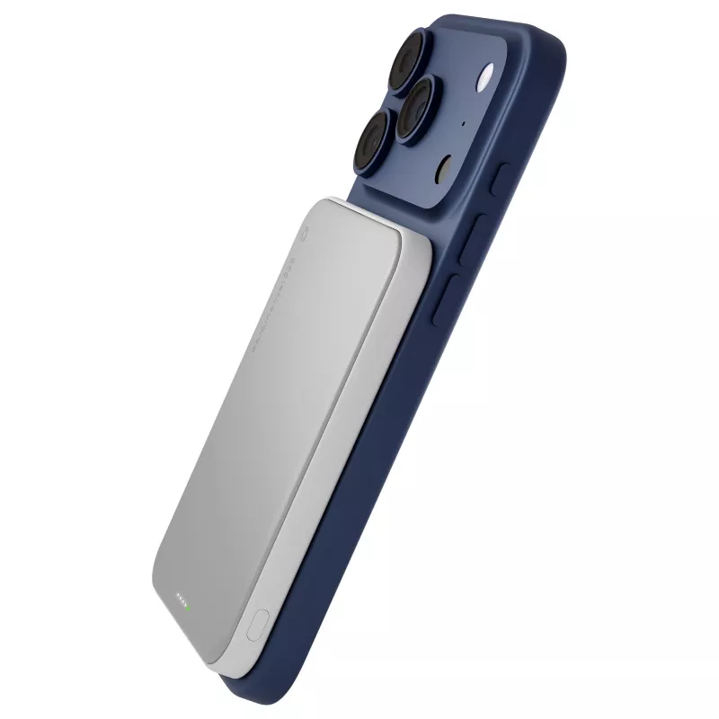 DBRAMANTE 1928 dbramante1928 rechargePowerBank5KWLSlimQi225wWHT Bezvadu Power Bank 5000 mAh Balts