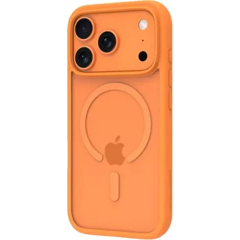DBRAMANTE 1928 Grenen aizmugurējais vāciņš mobilajam telefonam - saderīgs ar MagSafe - pārstrādāta plastmasa - oranžs - Apple