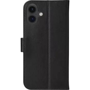 dbramante1928 Copenhagen Flip Case mobilajam tālrunim - Īsta āda - Melna - Apple iPhone 16 Plus