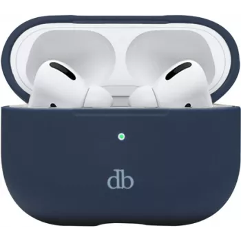 dbramante1928 Costa Rica austiņu maciņš - pārstrādāta plastmasa, silikons - Pacific Blue - Apple AirPods ar uzlādes maciņu