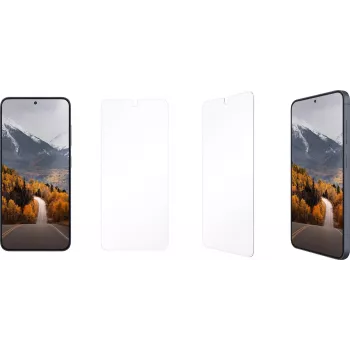 dbramante1928 eco-protect ekrāna aizsargs Samsung Galaxy S26 — rūdīts stikls — caurspīdīgs