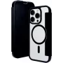 dbramante1928 Helsinki MagSafe folio maciņš iPhone 15 Pro, melna āda ar 3 karšu nodalījumiem HE61CLBL1882
